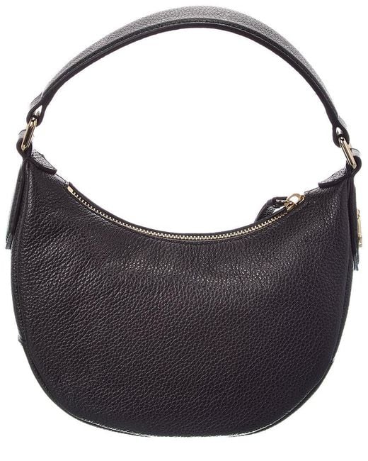 Jimmy Choo Blue Bets Small Leather Hobo Bag