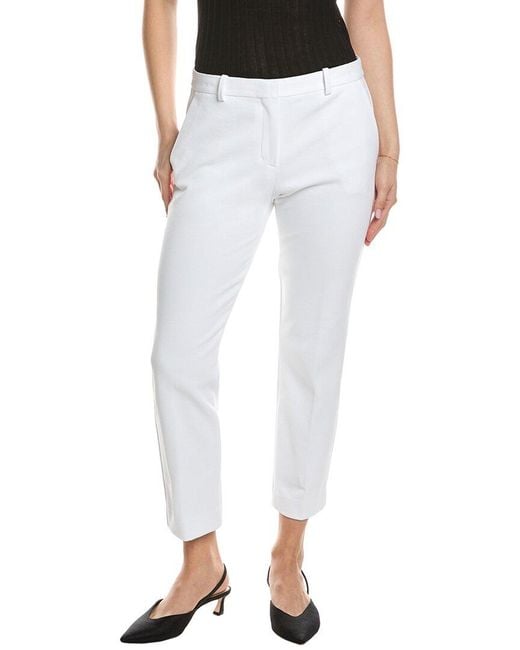Theory White Treeca Pant