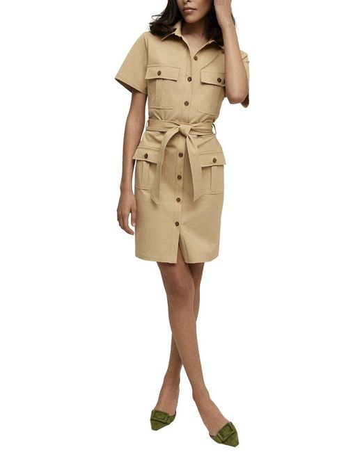 Isaac Mizrahi New York Natural Safari Dress