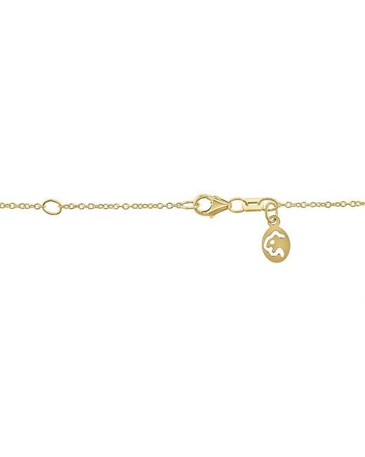 Effy Fine Jewelry Metallic 14K 0.26 Ct. Tw. Diamond Necklace