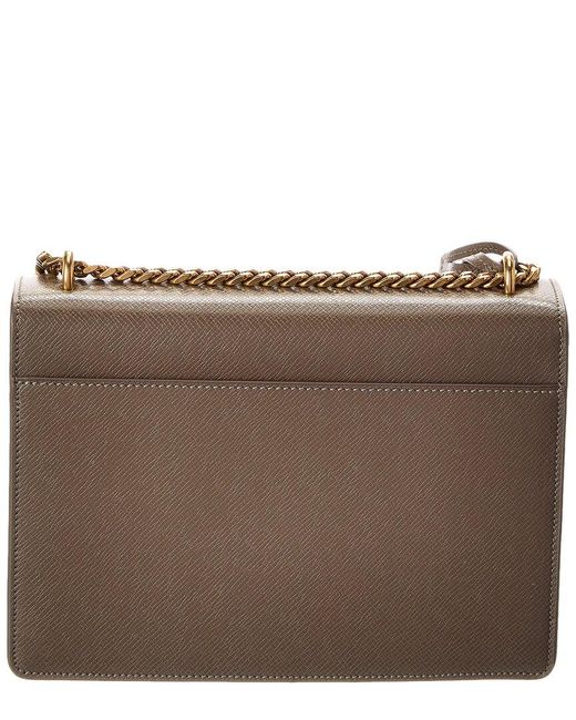Saint Laurent Brown Sunset Medium Leather Shoulder Bag