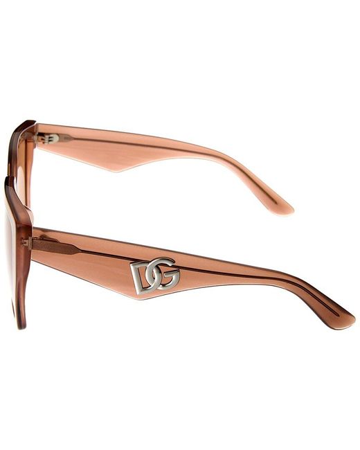 Dolce & Gabbana White 55mm Sunglasses