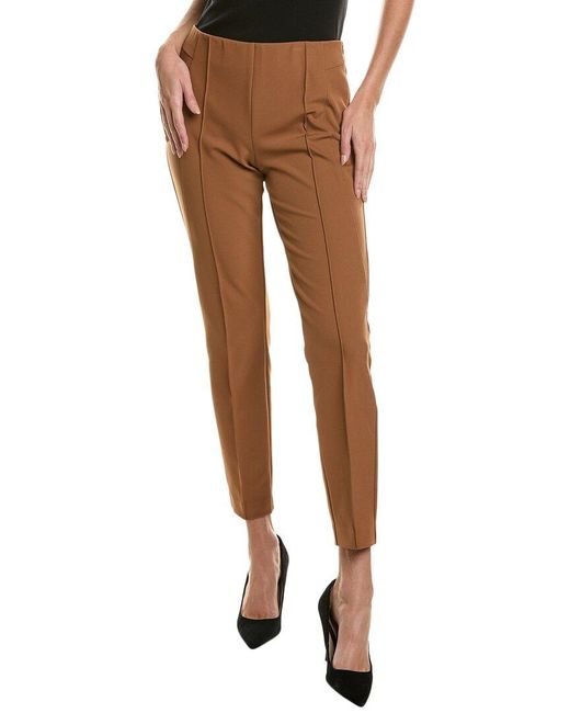 Lafayette 148 New York Brown Gramercy Pant