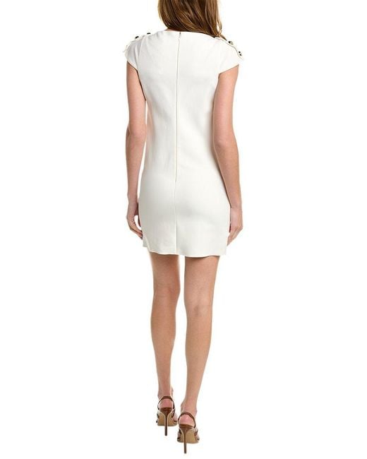 Elisabetta Franchi White Mini Dress