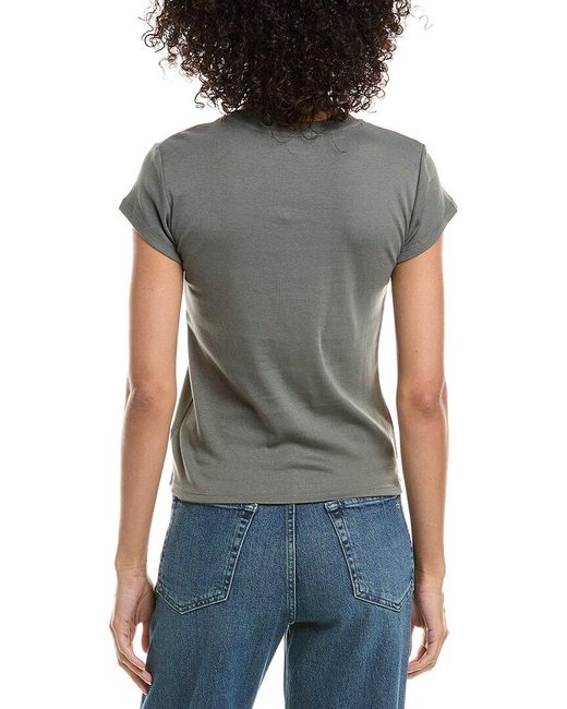 Splendid Gray Faye Crewneck T-Shirt