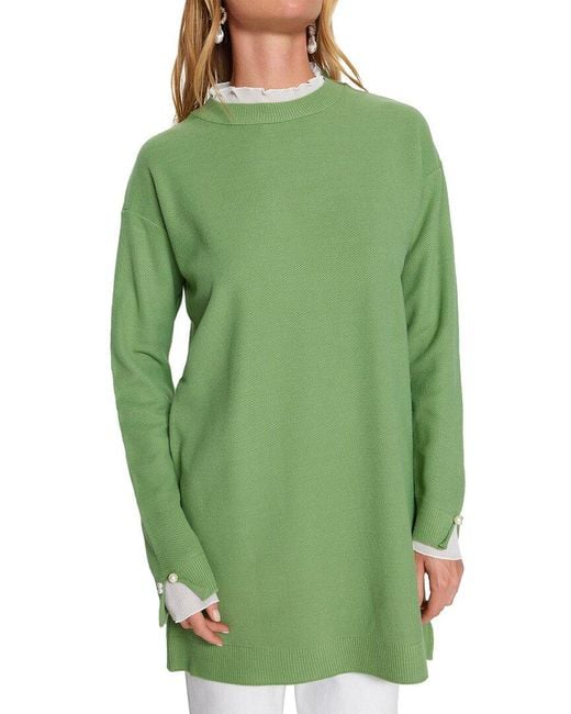 Trendyol Green Regular Fit Modest Sweater