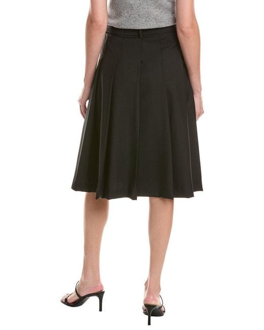 Officine Generale Black Officine Generale Kendra Wool & Mohair-Blend Skirt