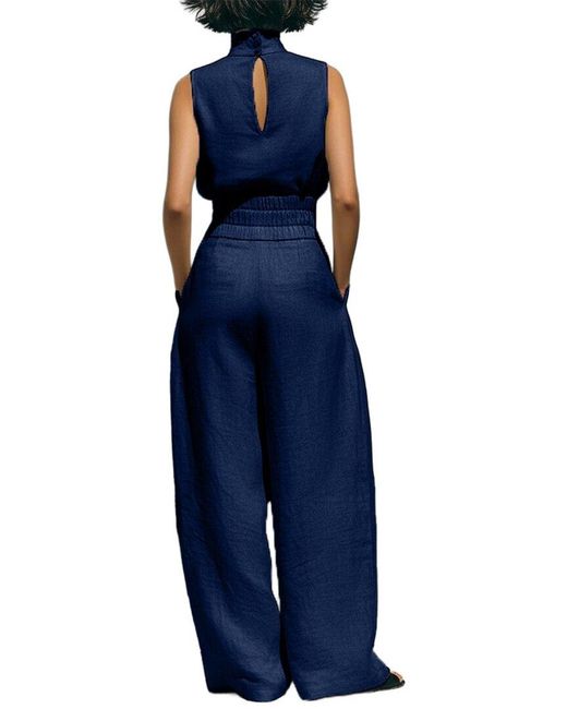 FLORIDA CLOTHING Blue Top & Pant Set