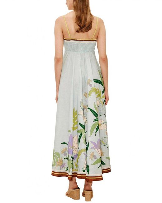 MIRA RICHI Green Midi Dress