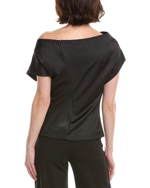 Rag & Bone Black Evelyn Top