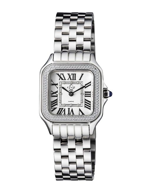 Gv2 White Milan Diamond Watch