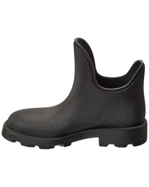 Burberry Black Marsh Rubber Boot for men