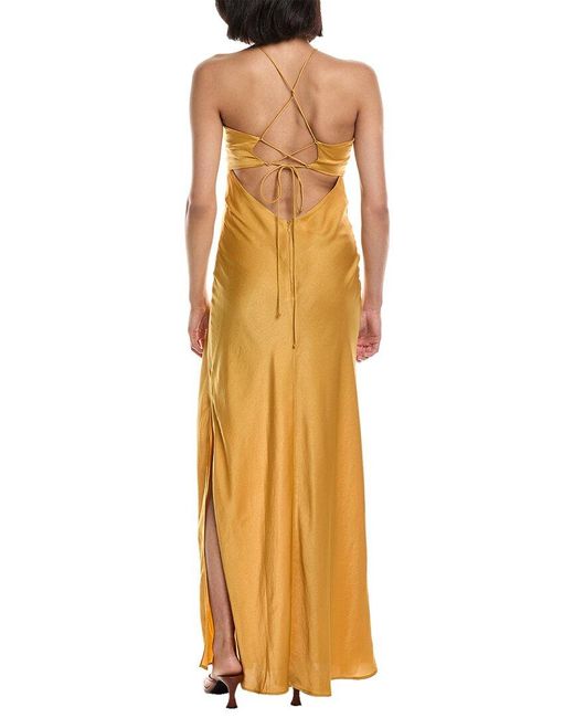 Ba&sh Yellow Strappy Maxi Dresses