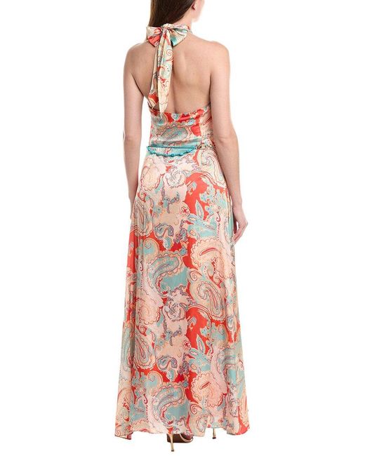 AMUR Red Collie Halter Gown