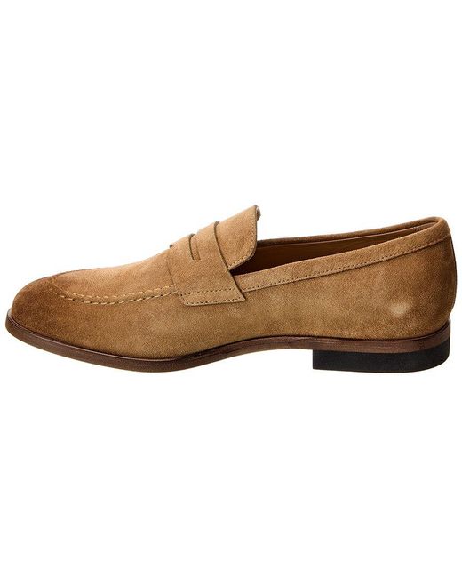 Tod's Brown Suede Loafer for men