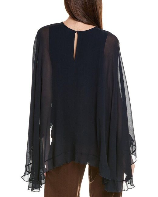 Reiss Blue Francesca Cape Top