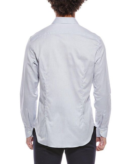Canali Blue Dress Shirt for men