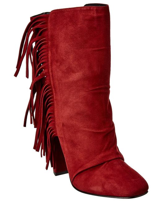 giuseppe zanotti red boots