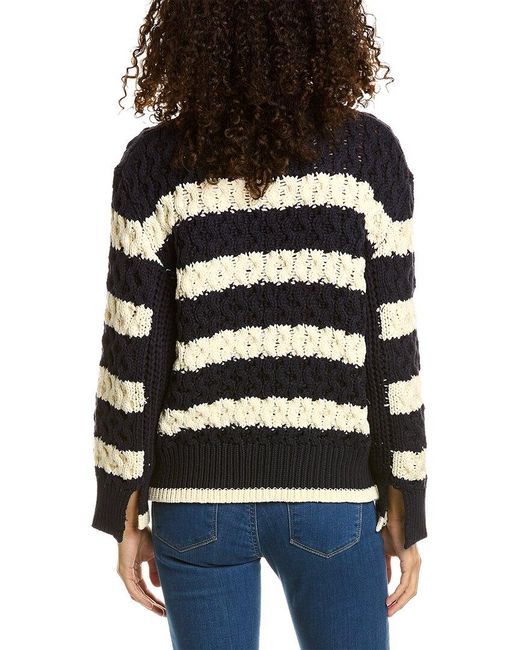 7021 Black Cable Knit Sweater
