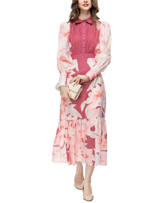 BURRYCO Pink 2pc Shirt & Skirt Set