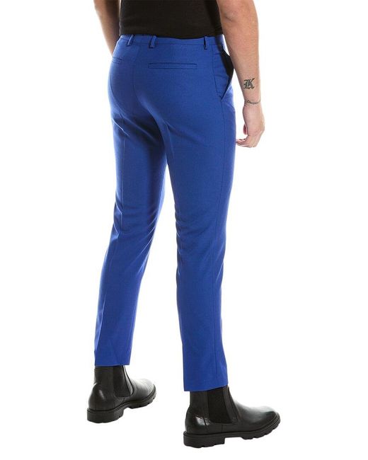 The Kooples Blue Wool Trouser for men