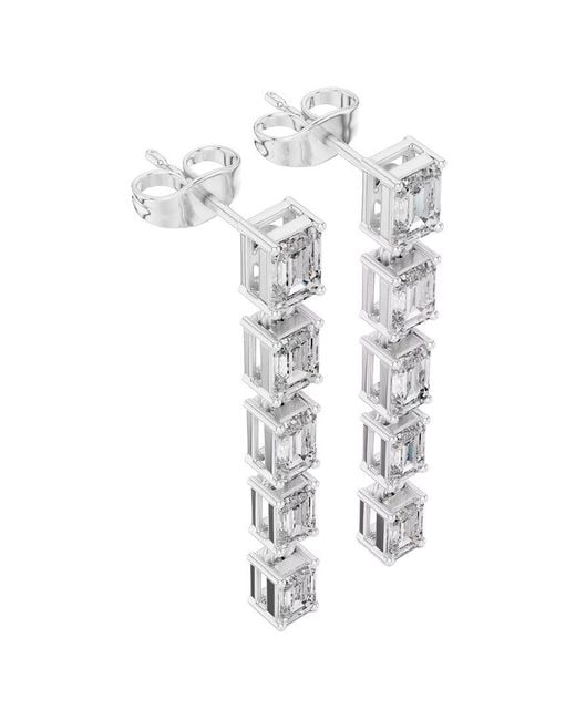 VOWE White 14K 3.00 Ct. Tw. Lab-Grown Diamond Earrings