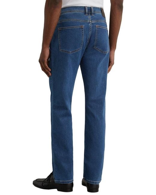 Reiss Blue Bishopsgate Soft Touch Je Jean for men
