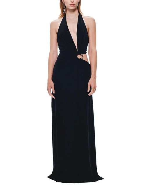 Misha Black The 'Devon' Cupro Dress