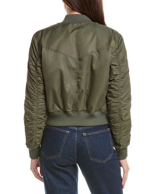Officine Generale Green Officine Generale Nanni Bomber Jacket