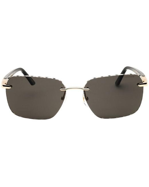 Chopard Black 61Mm Polarized Sunglasses for men