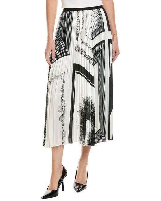 Helmut Lang Black Pleated Skirt