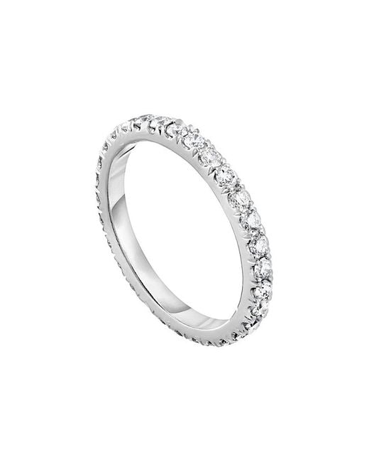 Diana M White Fine Jewelry Platinum 0.75 Ct. Tw. Diamond Eternity Ring