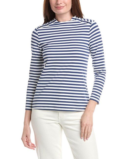 J.McLaughlin Blue Rose Top