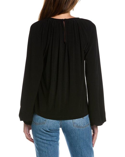 Ramy Brook Black Varinda Blouse