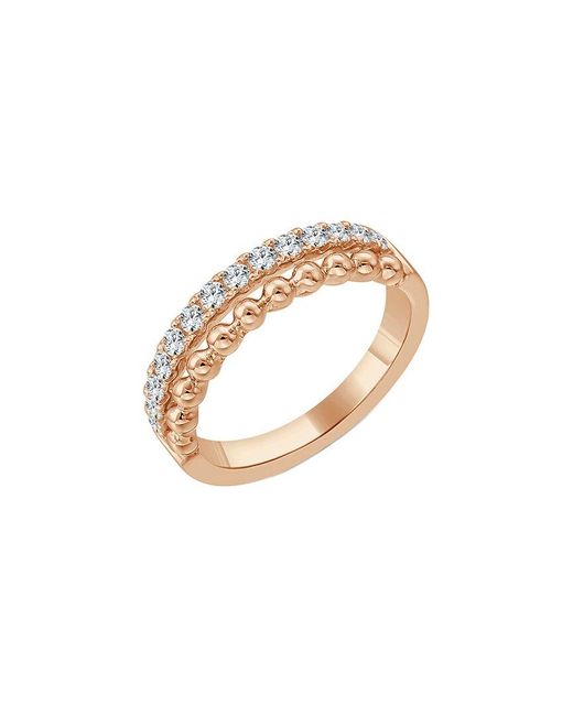 Sabrina Designs White 14k Rose Gold 0.39 Ct. Tw. Diamond Ring
