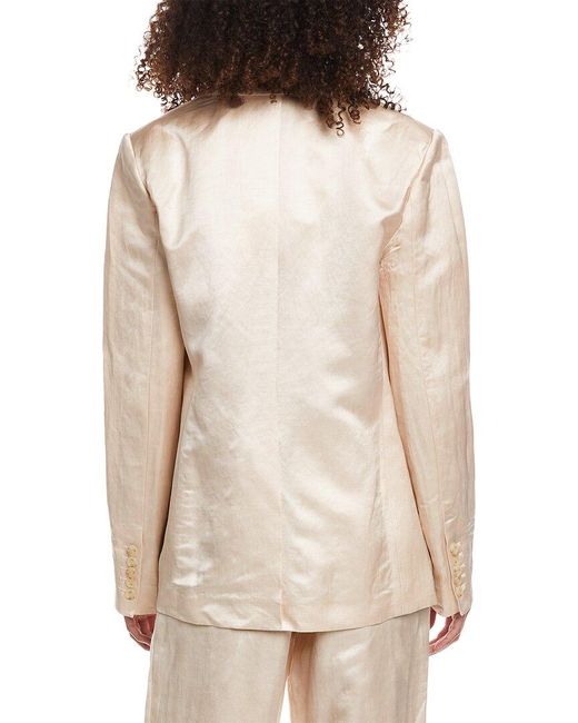 A.L.C. Natural Ridley Linen-blend Jacket