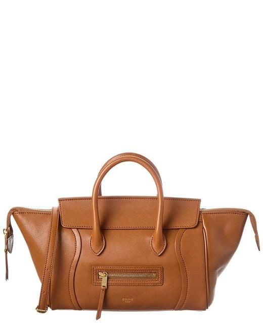 Céline Brown Leather Shoulder Bag
