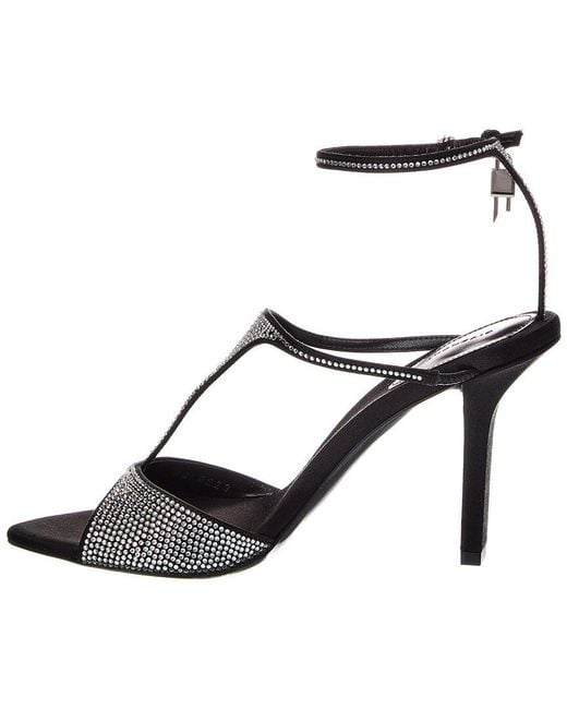 Givenchy Black G Lock Silk Sandal