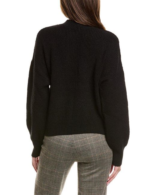 ANNA KAY Black Vanelly Wool-blend Sweater