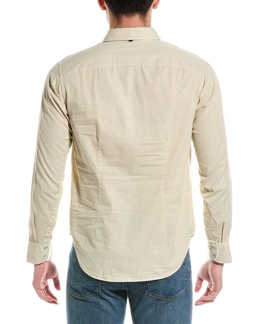 Rag & Bone Natural Garment Dyed Arrow Shirt for men