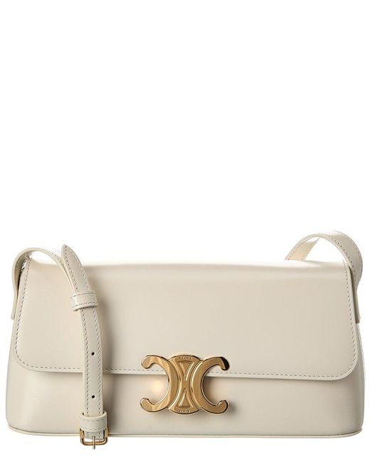Céline Natural Leather Shoulder Bag