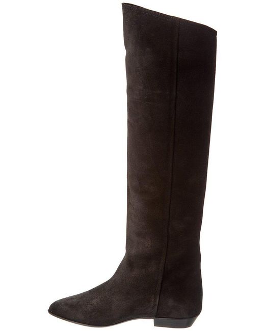 Isabel Marant Brown Skarlet Suede Knee-high Boot