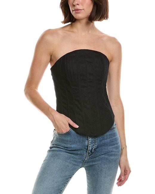 DL1961 Black Corset Top