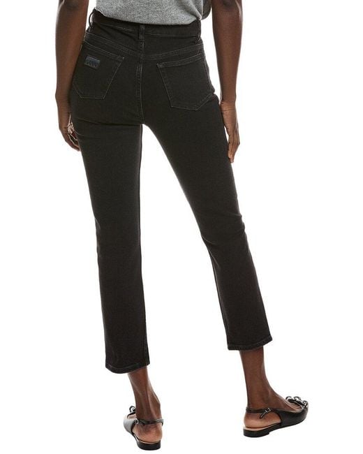 Ganni Black Cutye Cropped Jean