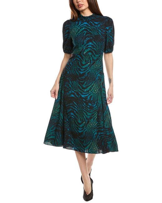 Diane von Furstenberg Green Nella Dress