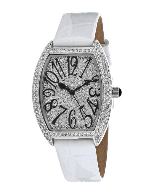 Christian Van Sant Gray Elegant Watch