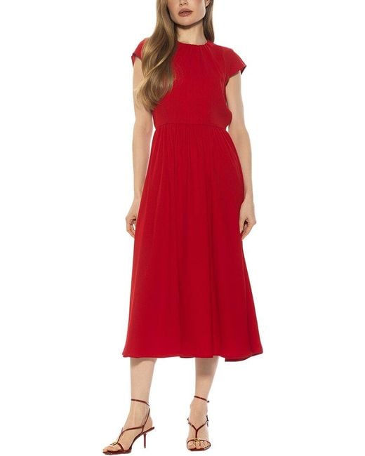 Alexia Admor Red Cassiane A-line Dress