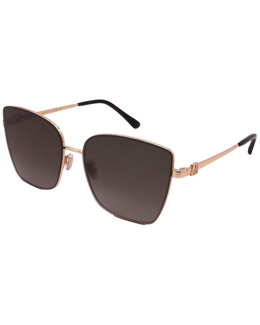 Jimmy Choo Brown Vella/s 59mm Sunglasses