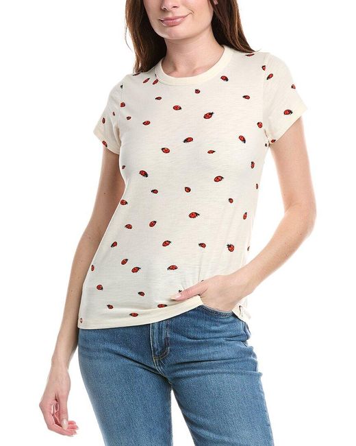 Rag & Bone Blue Ladybug T-shirt