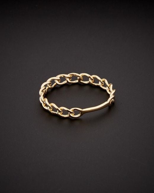 Italian Gold Black 14k Ring